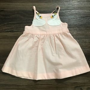 Carters pink swan dress